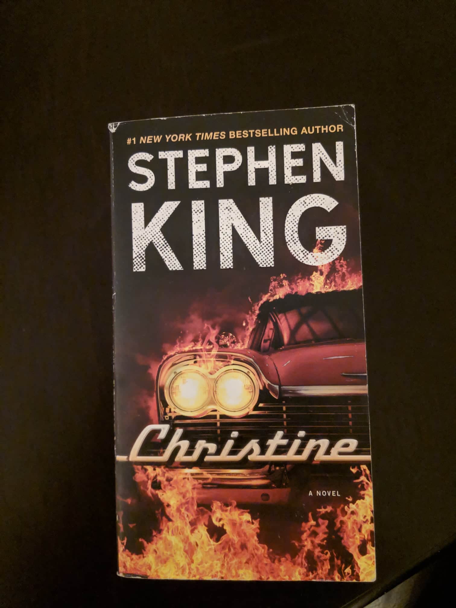 My English copy of Christine's book Christine cover