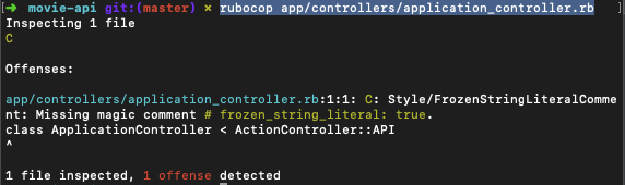 Rubocop Offense